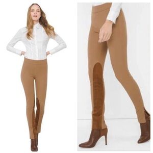 White House Black Market Camel Leggings